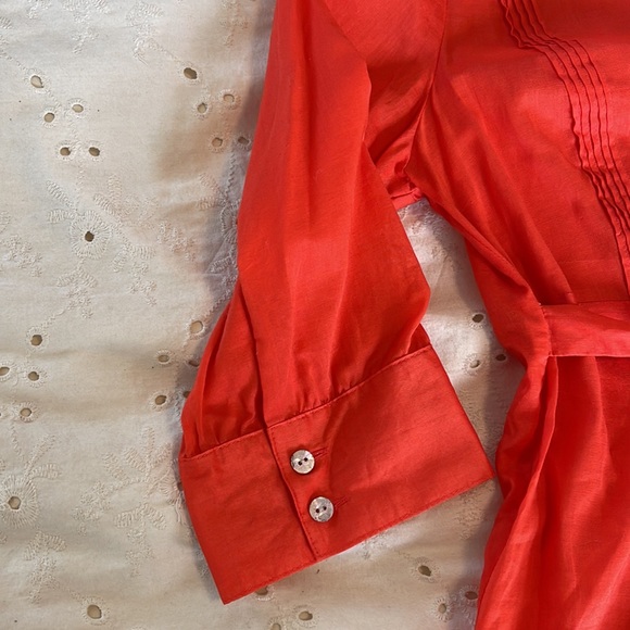 🌸Tristan 100% cotton button up tunic blouse - Picture 3 of 10